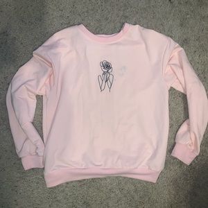 ROMWE Pink Sweatshirt